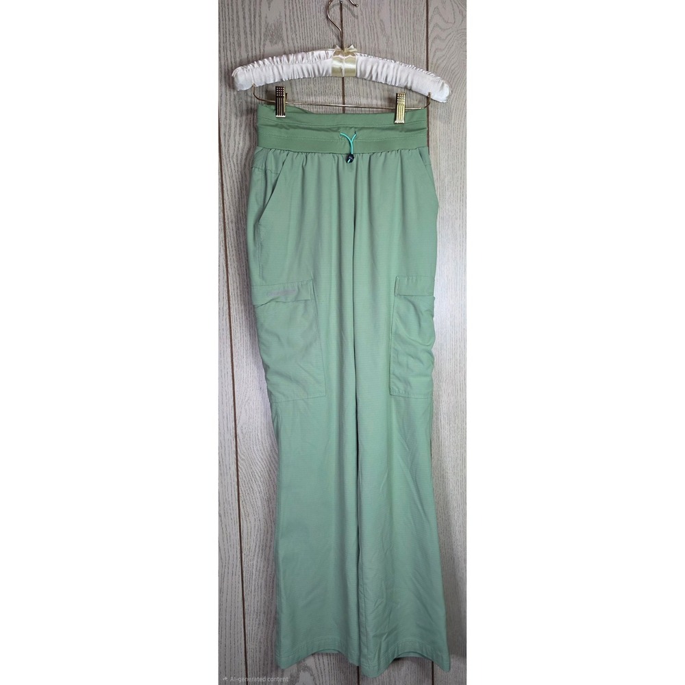 Skechers Womens Sage Green Ripstop Cargo Scrub Pants SKP712